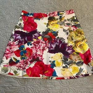 Alice & Olivia Floral Mini Skirt